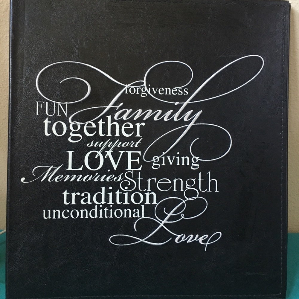 Embroidered Cover Photo Album- hold 280 photos